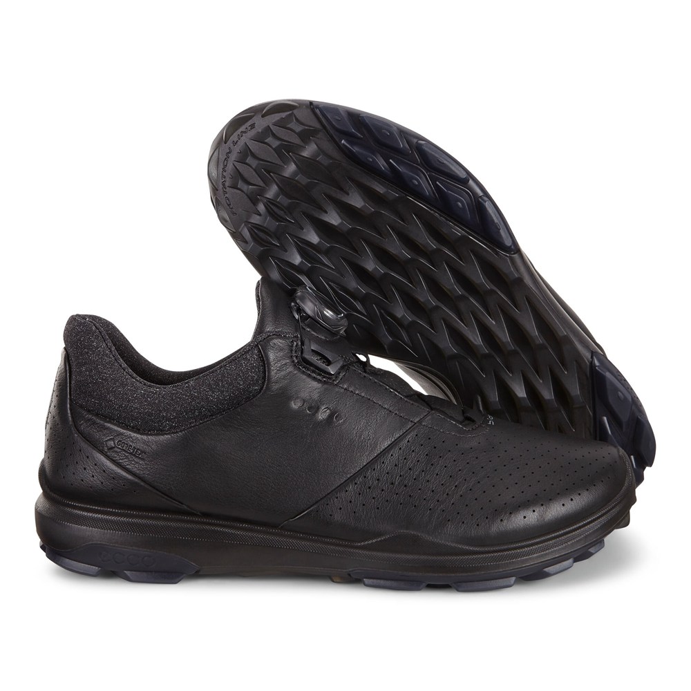 ECCO Mens Golf Shoes Black - Biom Hybrid 3 Boa - TIC-357941